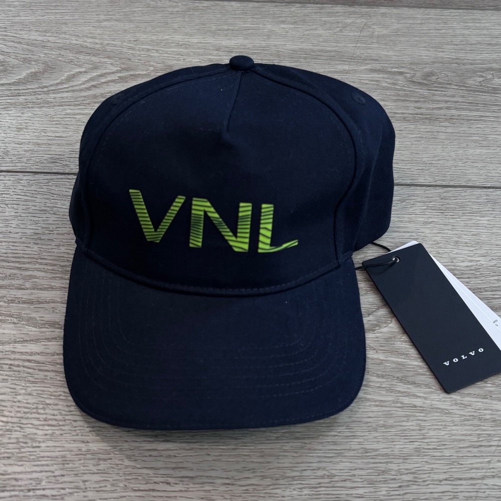 Volvo VNL Racing Cap Mens Navy Blue Organic Cotton Hat New Cars Race